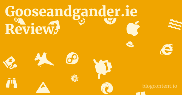 Gooseandgander.ie Review 1 by Partners
