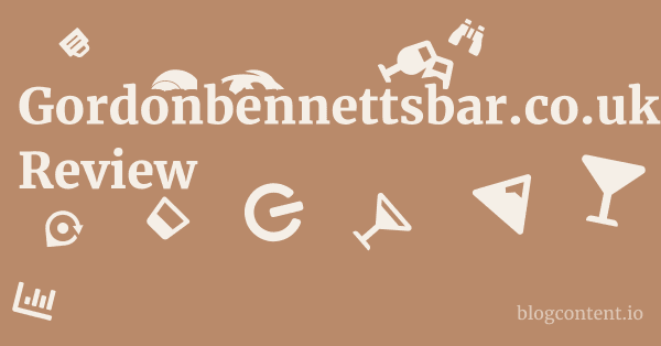 Gordonbennettsbar.co.uk Review 1 by Partners