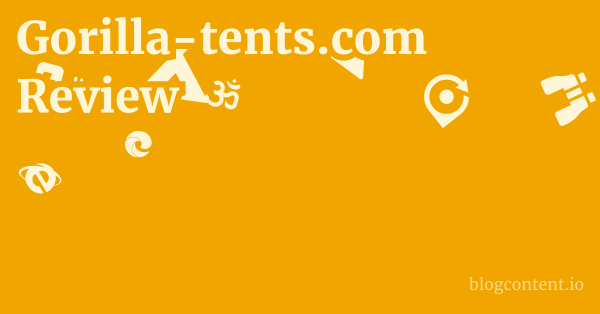 Gorilla-tents.com Review 1 by Partners