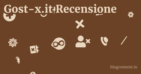 Gost-x.it Recensione 1 by Partners