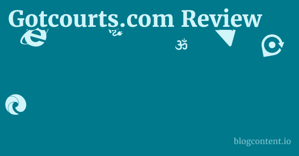 Gotcourts.com Review 1 by Partners