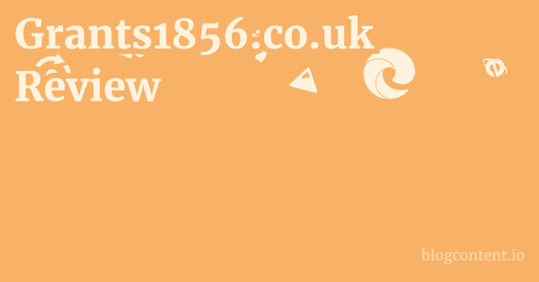 Grants1856.co.uk Review 1 by Partners