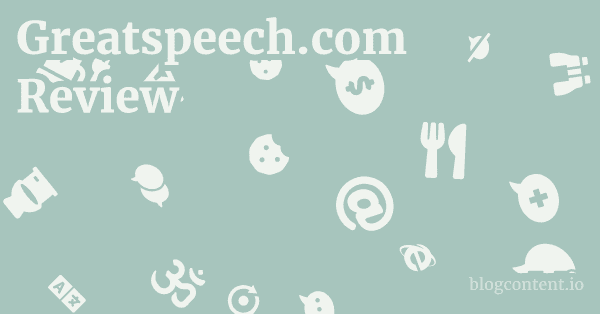 Greatspeech.com Review 1 by Partners