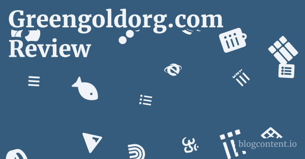 Greengoldorg.com Review 1 by Partners