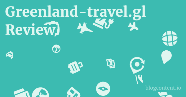 Greenland-travel.gl Review 1 by Partners