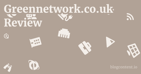 Greennetwork.co.uk Review 1 by Partners