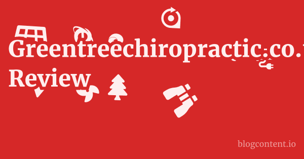Greentreechiropractic.co.uk Review 1 by Partners