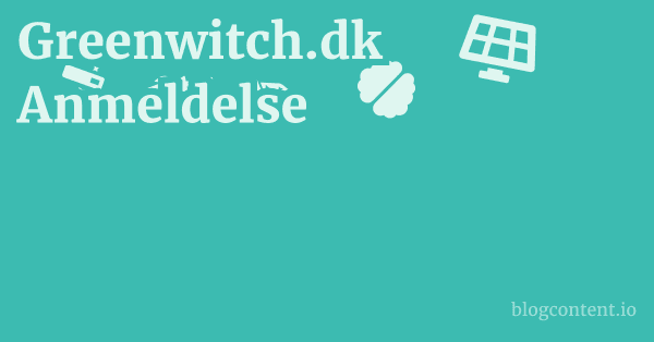 Greenwitch.dk Anmeldelse 1 by Partners
