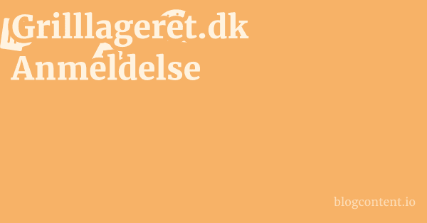 Grilllageret.dk Anmeldelse 1 by Partners