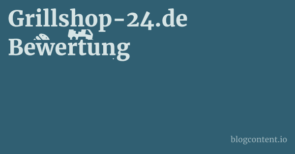 Grillshop-24.de Bewertung 1 by Partners