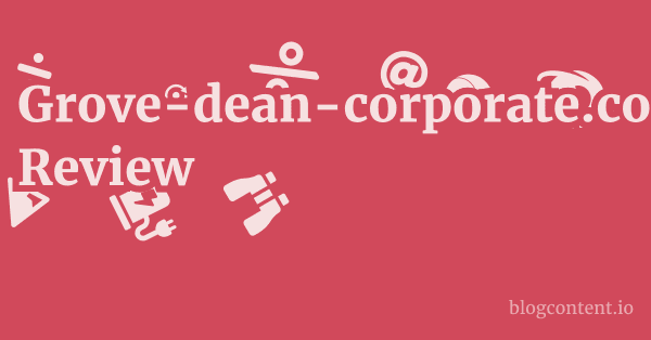 Grove-dean-corporate.co.uk Review 1 by Partners