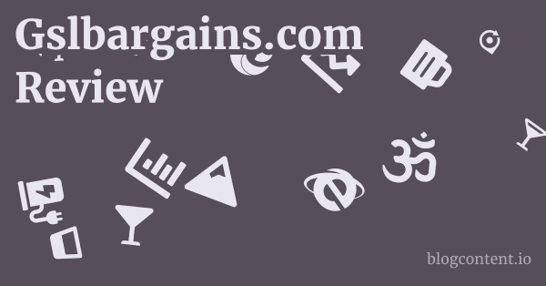 Gslbargains.com Review 1 by Partners