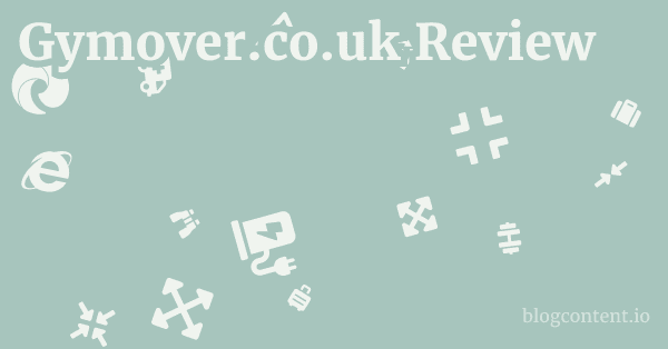 Gymover.co.uk Review 1 by Partners