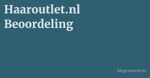 Haaroutlet.nl Beoordeling 1 by Partners