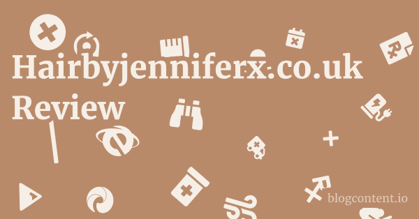 Hairbyjenniferx.co.uk Review 1 by Partners
