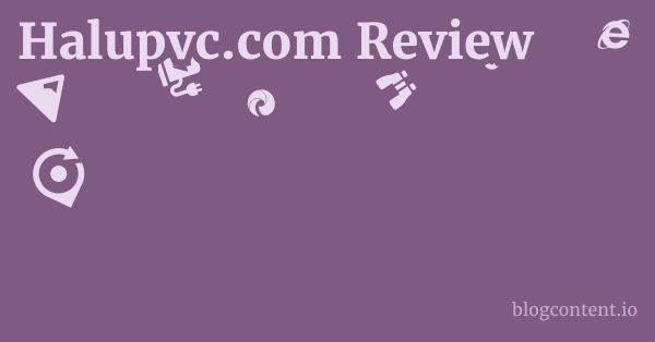 Halupvc.com Review 1 by Partners
