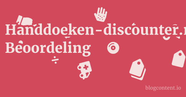 Handdoeken-discounter.nl Beoordeling 1 by Partners