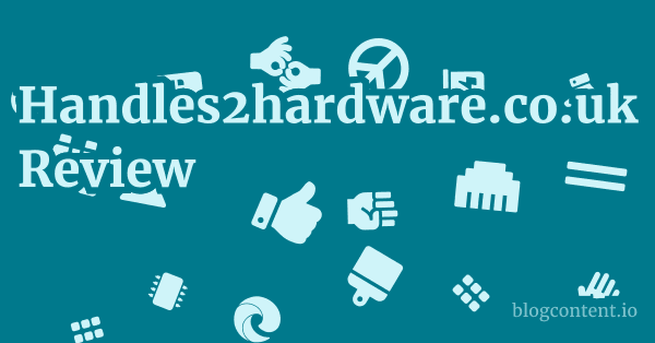 Handles2hardware.co.uk Review 1 by Partners