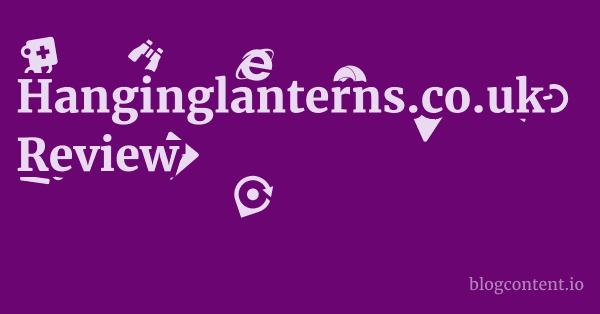 Hanginglanterns.co.uk Review 1 by Partners