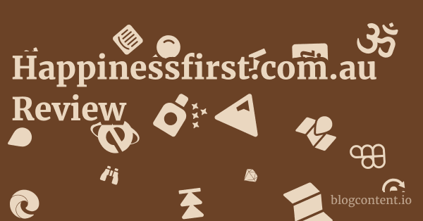 Happinessfirst.com.au Review 1 by Partners