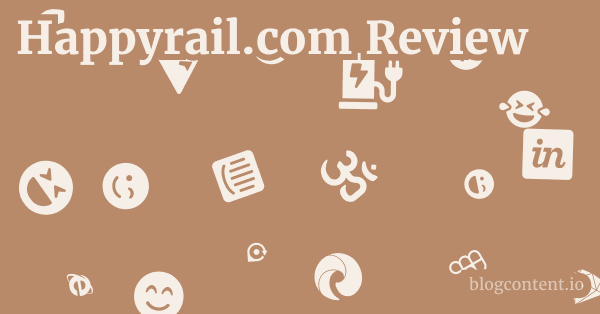 Happyrail.com Review 1 by Partners