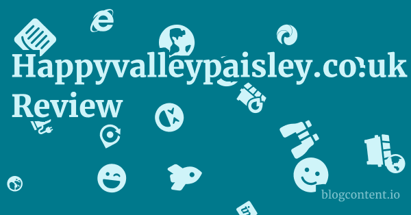 Happyvalleypaisley.co.uk Review 1 by Partners