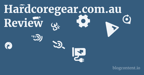 Hardcoregear.com.au Review 1 by Partners