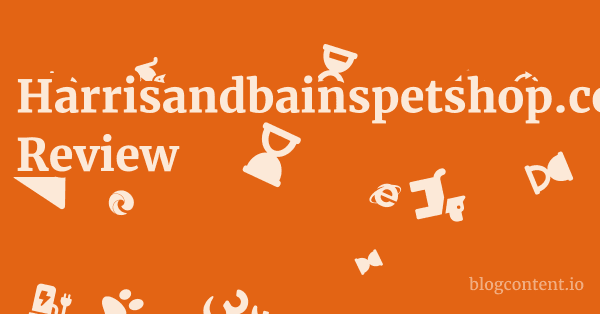 Harrisandbainspetshop.com Review 1 by Partners