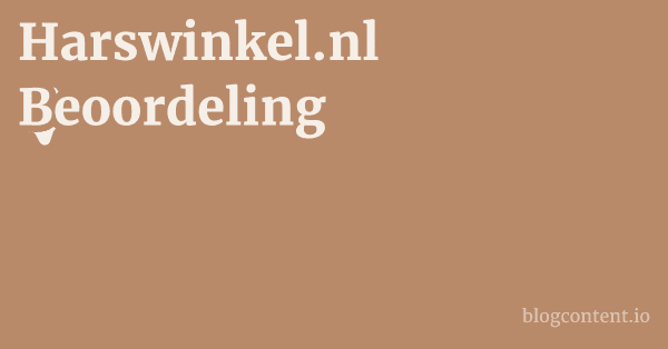 Harswinkel.nl Beoordeling 1 by Partners
