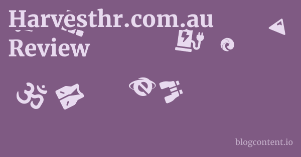 Harvesthr.com.au Review 1 by Partners