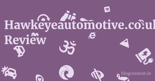 Hawkeyeautomotive.co.uk Review 1 by Partners