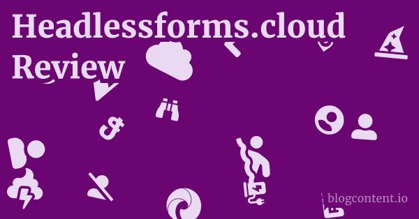 Headlessforms.cloud Review 1 by Partners