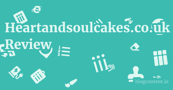 Heartandsoulcakes.co.uk Review 1 by Partners