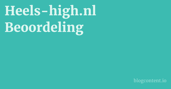 Heels-high.nl Beoordeling 1 by Partners