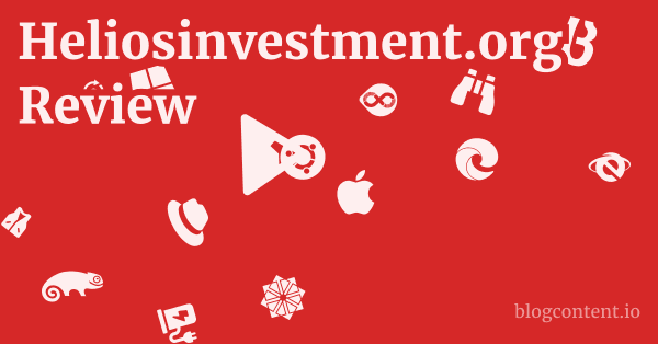 Heliosinvestment.org Review 1 by Partners