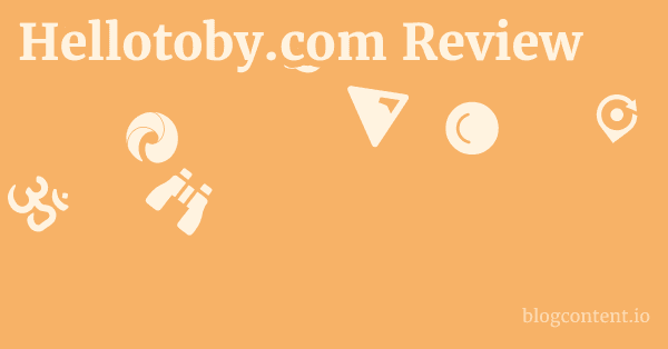 Hellotoby.com Review 1 by Partners