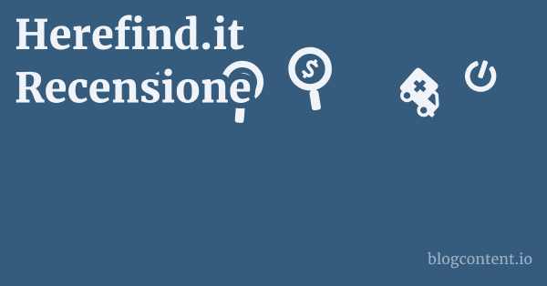 Herefind.it Recensione 1 by Partners