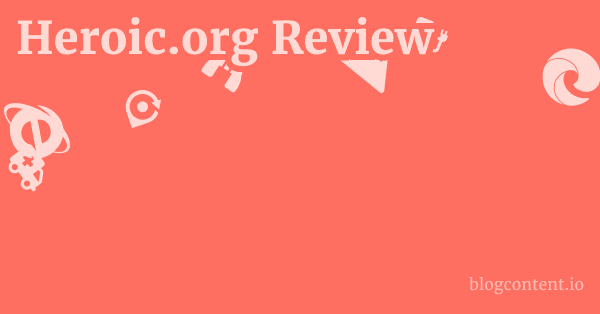 Heroic.org Review 1 by Partners