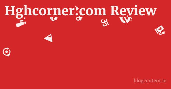 Hghcorner.com Review 1 by Partners