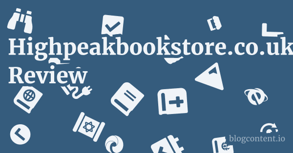 Highpeakbookstore.co.uk Review 1 by Partners