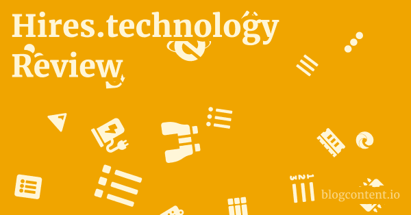 Hires.technology Review 1 by Partners