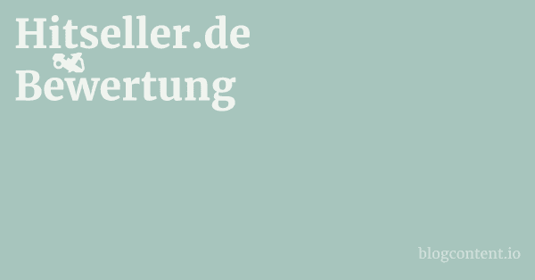 Hitseller.de Bewertung 1 by Partners
