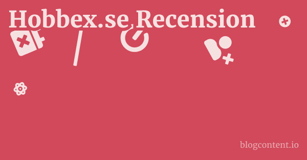 Hobbex.se Recension 1 by Partners