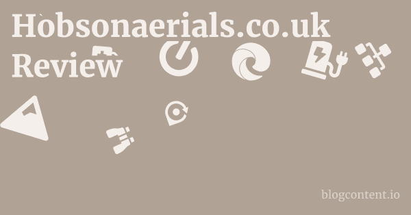 Hobsonaerials.co.uk Review 1 by Partners