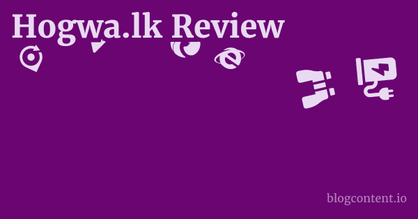 Hogwa.lk Review 1 by Partners