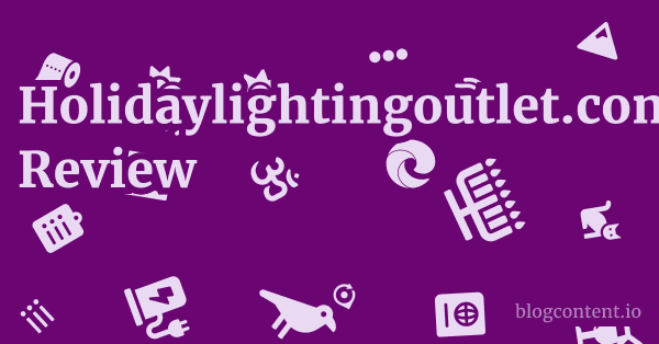 Holidaylightingoutlet.com Review 1 by Partners