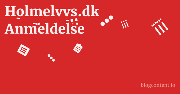Holmelvvs.dk Anmeldelse