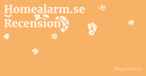 Homealarm.se Recension 1 by Partners