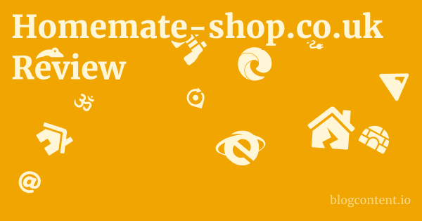 Homemate-shop.co.uk Review 1 by Partners