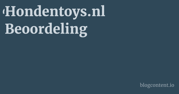 Hondentoys.nl Beoordeling 1 by Partners